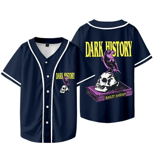Bailey Sarian Logo Histoire Sombre Merch Veste de Baseball Cosplay Unisexe HipHop T-Shirts à Manches Courtes