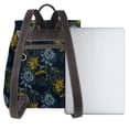 thumbnail image 3 of Balery Sunflowers Mochila de Cuero para Mujeres, Gran Capacidad, Bolsa de Viaje Multifuncional, Mochila de Cuero y Bolsa de Hombro para Mujeres, 3 of 4