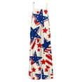 thumbnail image 5 of Iaqnaocc 4th of July Women's Jumpsuits Independence Day American Flag Stars Striped Sleeveless Jumpsuits Rompers Freedom Adjustable Strap Jumpsuits Baggy Festival Overalls Navy S, 5 of 5