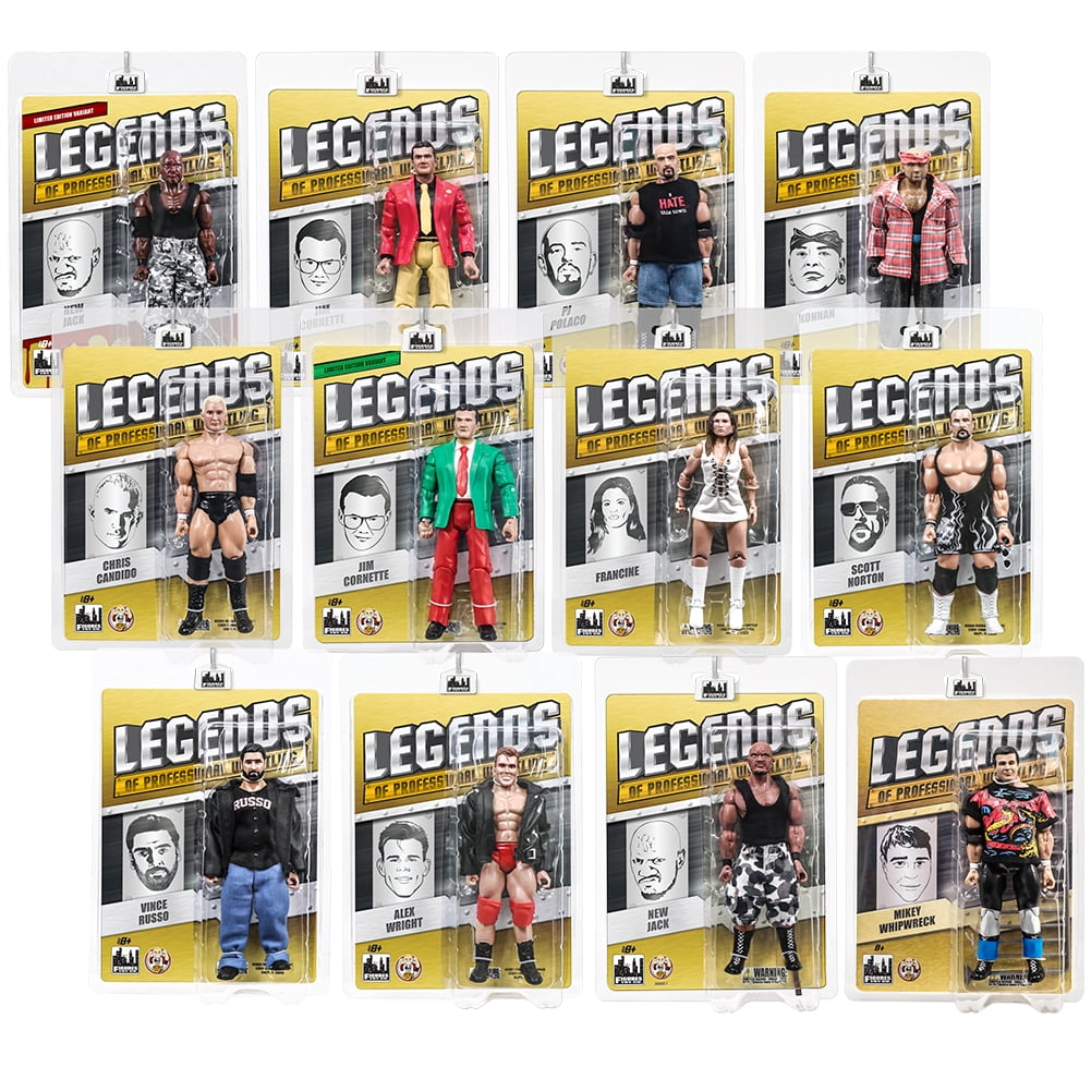 Legends of Professional Wrestling Series Action Figures Set of 12