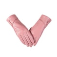 thumbnail image 2 of Daznico Womens Triple Button Cuff Faux Leather Touchscreen Gloves Fleece Lined Windproof Thermal Dress Hand Warmers for Driving Daily Outdoor Activities in Cold Weather, 2 of 8