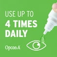 thumbnail image 7 of Opcon-A Eye Allergy Relief Drops for Dry Itchy Red Eye Relief with Antihistamine, 0.5 fl oz, 7 of 7
