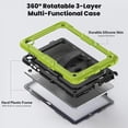 thumbnail image 3 of Funda para Samsung Galaxy Tab A11 Plus de 11 pulgadas (2025) y A9 Plus de 11 pulgadas (2023), resistente, a prueba de golpes, con soporte giratorio de 360° y correa de mano/bandolera., 3 of 9
