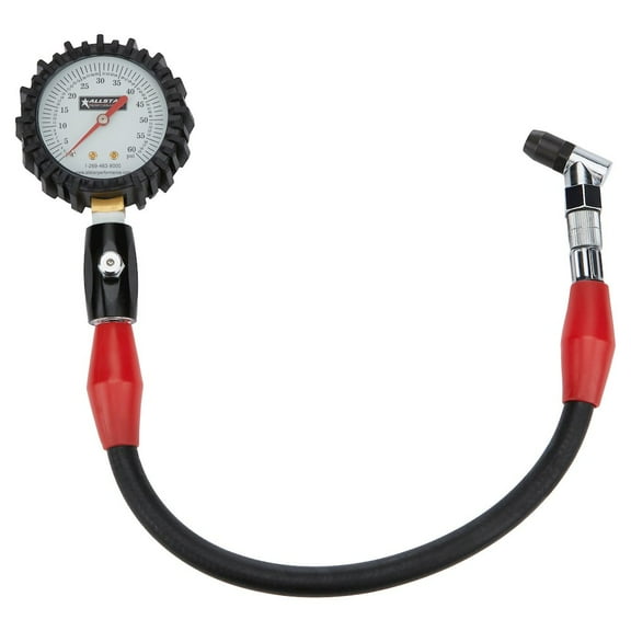 Allstar Performance Tire Pressure Gauge 0-60 PSI 2-1/4in Glow