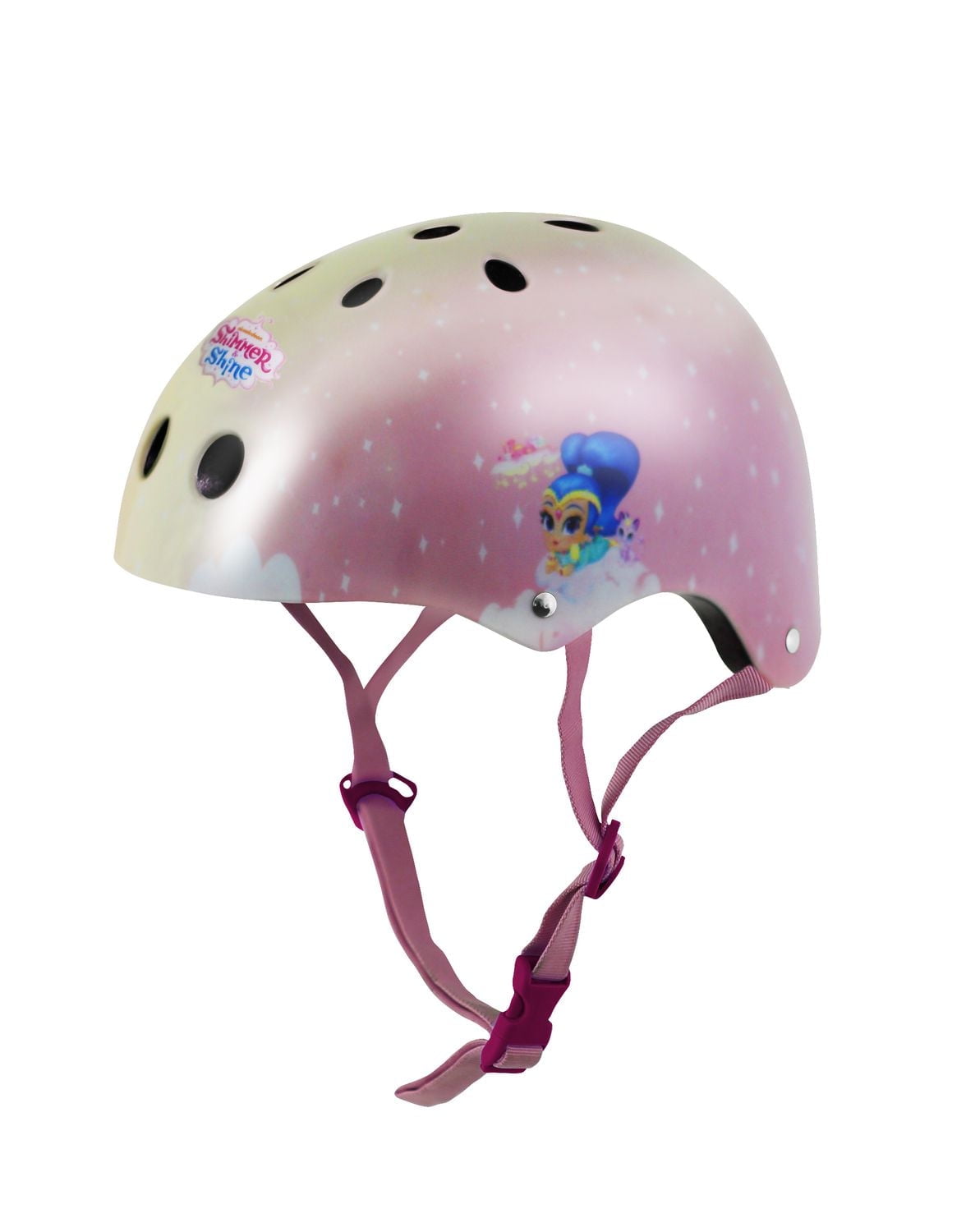 Combo set of Shimmer & Shine  Folding Scooter + Multi-Sport Helmet