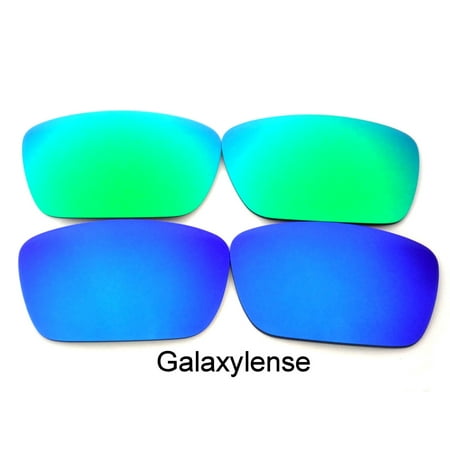 Galaxy Replacement Lenses for Oakley Fuel Cell Green & Blue