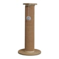 thumbnail image 2 of Rascador vertical para gatos, poste rascador, protector de muebles con pelota interactiva Caqui Marrón 63x30cm, 2 of 9