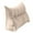Beige, variant on Large Backrest Headboard Cushion Pillow With Korean Velvet Material And Ergonomic Design For Reading Rest In Twin Bed