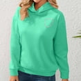 thumbnail image 2 of Brglopf Women's Cut Out Back Sweatshirts Long Sleeve Drawstring Heart Print Pullover Tops Trendy Hoodies Fall Clothes, 2 of 9