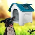 thumbnail image 3 of Casa para perro Perro Chico/Mediano con Ventana Azul, 3 of 4