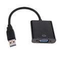 thumbnail image 2 of Adaptador USB 3.0 a VGA CUTICAT Tarjeta gráfica Externa de video Portátil Negro, 2 of 8