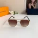 thumbnail image 1 of Louis Vuitton Women's Resort Sunglasses with Brown Lenses 0537 /53-18-139, 1 of 6