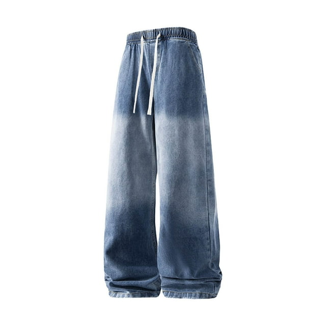 Casual Faded Denim Jeans Classic Fit Complete Everyday Wear With Comfortable Stretch For Daily Use And Timeless Appeal