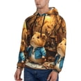 thumbnail image 3 of Cauagu Scientist Guinea Pig for Men's Pullover Hooded Sweatshirt Athletic Casual Hoodie Aautumn Hoodie Sweatshirt for Men Pullover Casual Hooded Sweatshirt-Large, 3 of 7