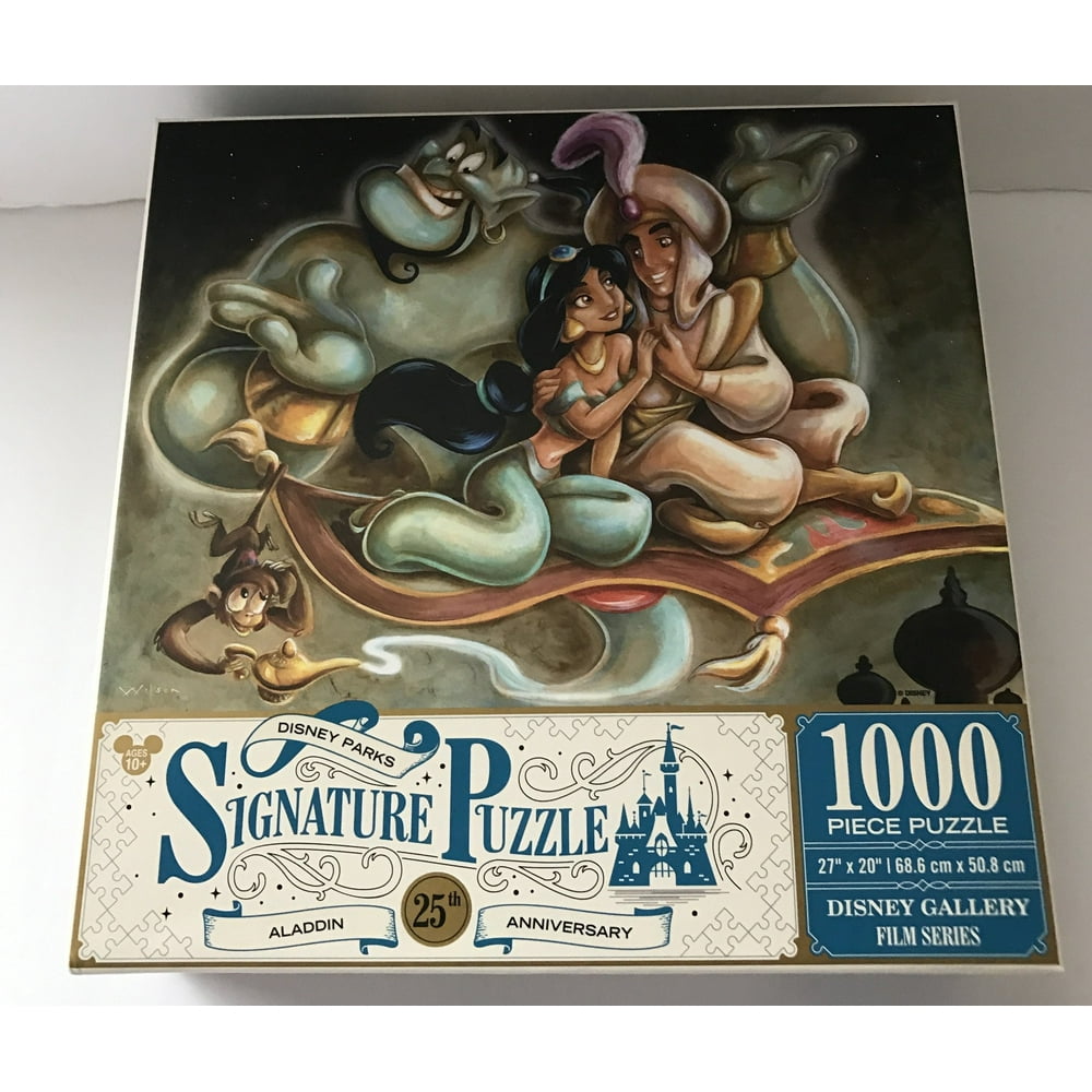 Disney Parks Signature Puzzle 25th Aladdin 1000 pcs Puzzle