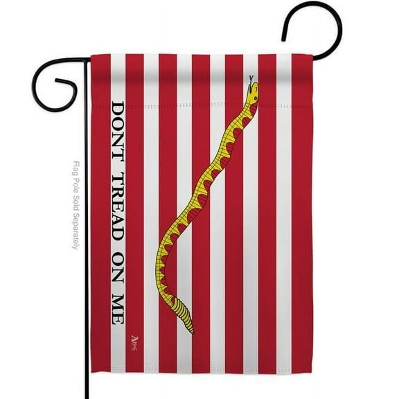 Americana Home & Garden G142701-BO 13 x 18.5 in. First Navy Jack American USA Historic Garden Flag with Double-Sided Horizontal House Decoration Banner Yard Gift