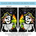 thumbnail image 5 of Toland Home Garden Skeleton Pirate Halloween Pirate Flag Double Sided 28x40 Inch, 5 of 5