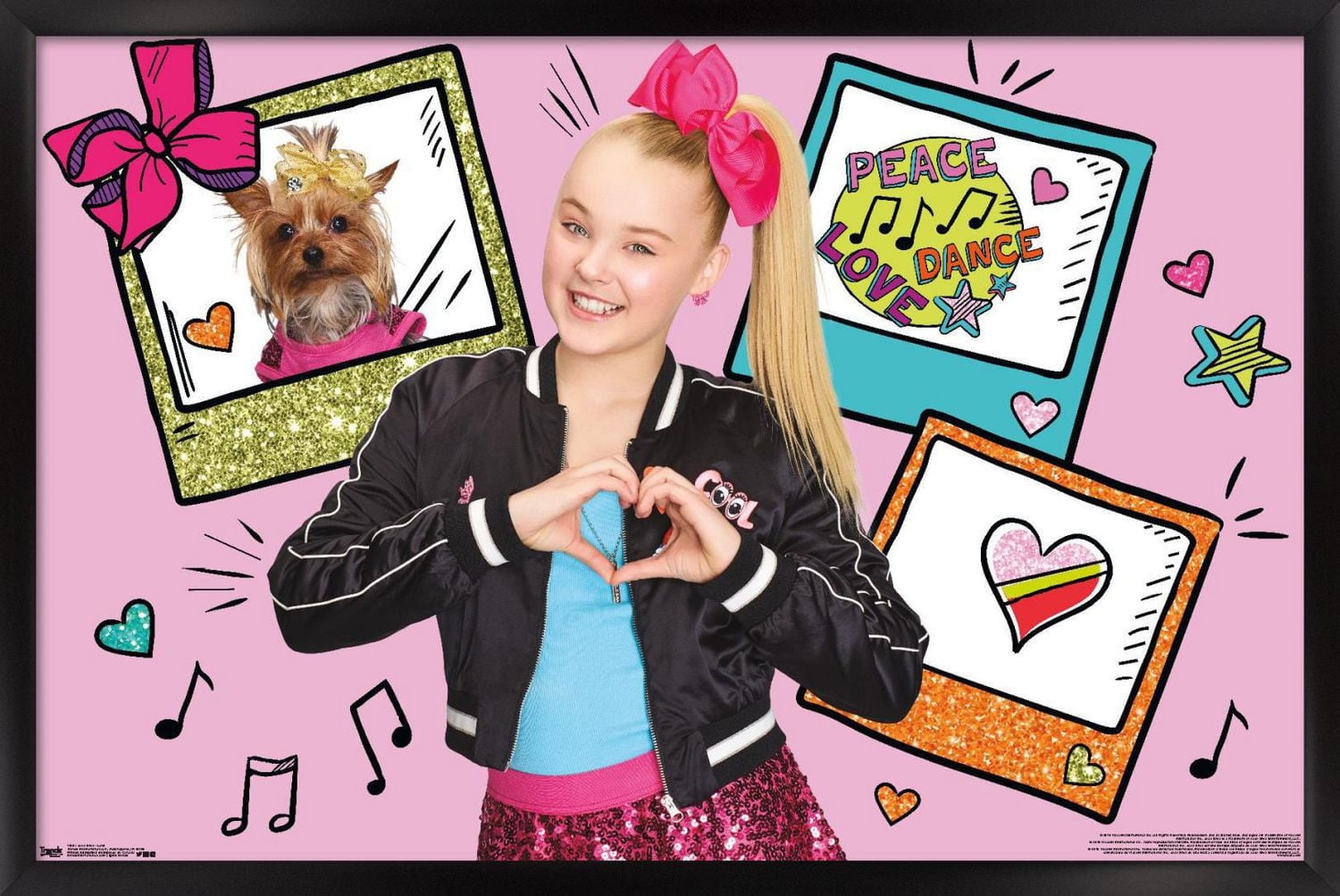 JoJo Siwa - Love Wall Poster, 22.375" x 34"