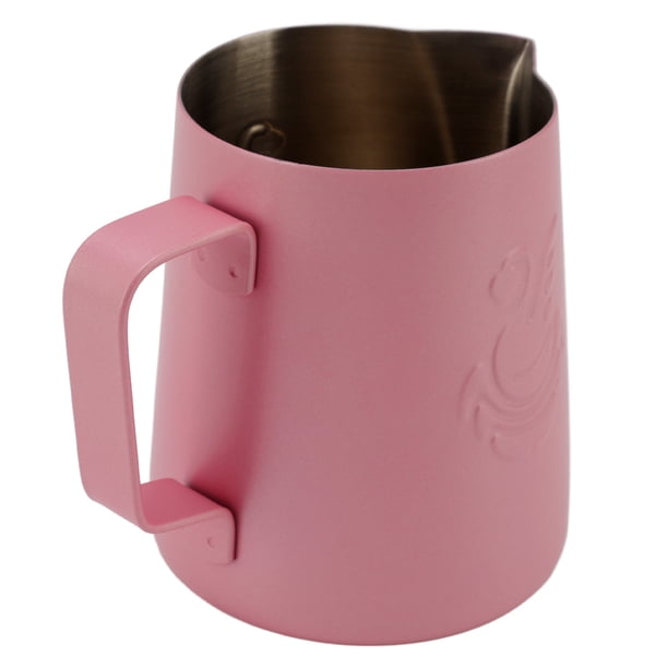 Lanzadora De Espuma Con Leche De Acero Inoxidable, 420 Ml De Café Con Leche Café Jarra De Café Con Pico De Pico De águila Adecuada Para Pastel De Té De Café Helado De Azúcar