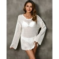 thumbnail image 2 of Cover Up for Women Hollow Out Pullover Bathing Suit Swimsuit Bikini Coverups Summer Beach Cogild, 2 of 5