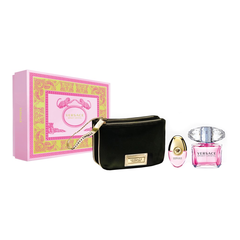 Versace Versace Bright Crystal Perfume Gift Set for Women, 3 Pieces