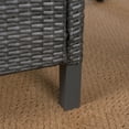thumbnail image 4 of Sterling Outdoor 5 Piece Wood and Wicker Dining Set with Cushions, Gray, Gray, 4 of 8