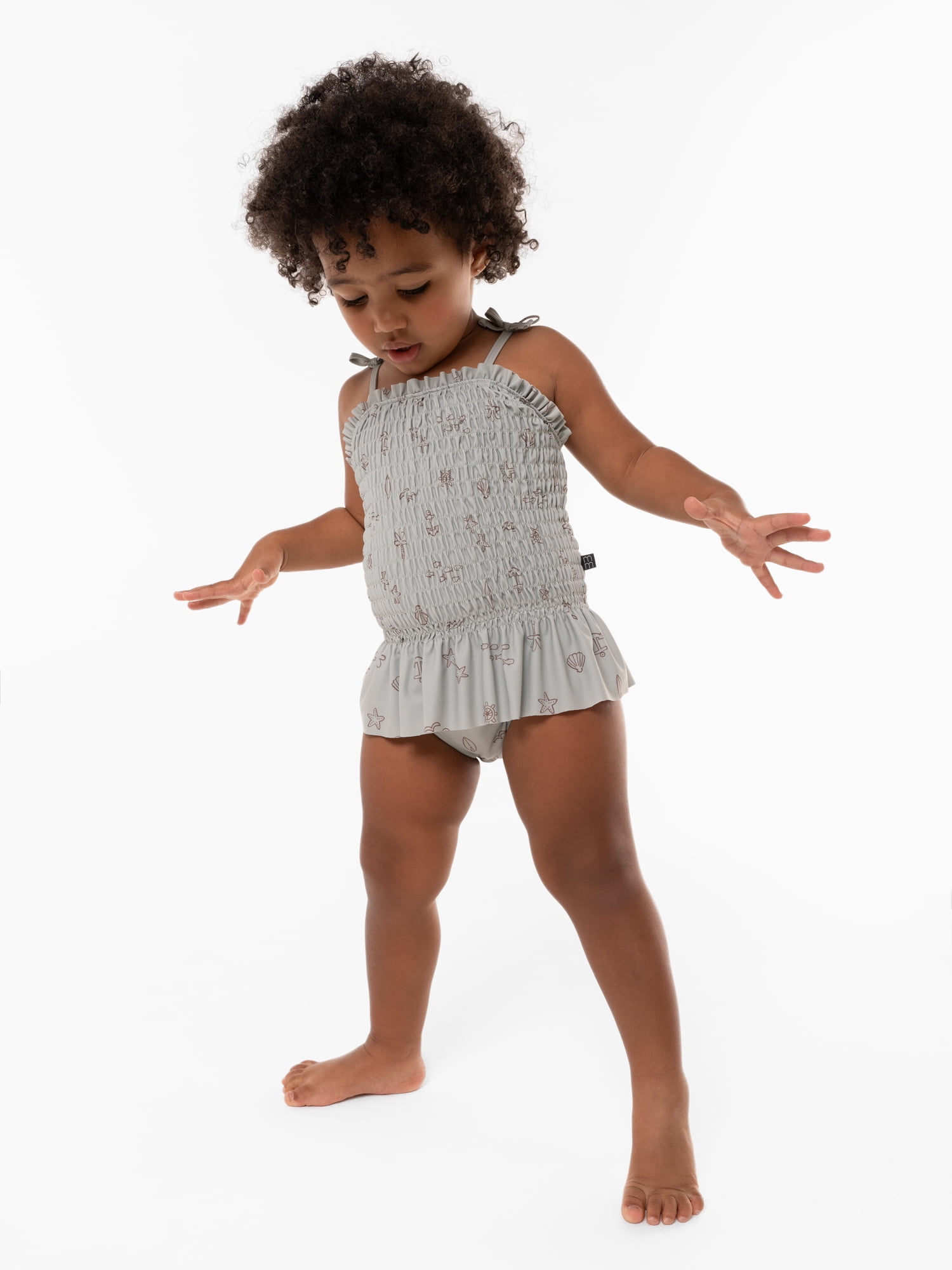 Modern Moments by Gerber Smocked One-Piece Swimsuit (Girl’s, Sizes 12M-5T)