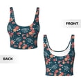 thumbnail image 5 of Fotbe Happy Mother's Day Pattern Womens' Sports Bra Longline Wirefree Padded with Medium Support Sports Moisture-Wicking Workou Vest,Tank Top-Medium, 5 of 7