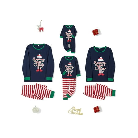 

Ma&Baby Family Matching Christmas Pajamas Sleepwear Set for Adults Kids Baby Dog Holiday Loungewear Pjs Set