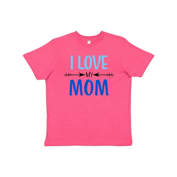 Inktastic I Love My Mom Mothers Day Youth T-Shirt