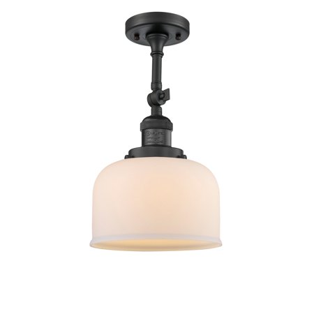 

Innovations Lighting 201F Large Bell Large Bell 1 Light 8 Wide Semi-Flush Ceiling Fixture