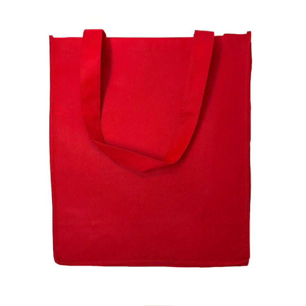 Travel Recycled Reusable Eco Friendly Grocery Shopping Tote Bag 13x15x6 6"Gusset 