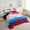 Blue Red, variant on Erosebridal American City New York Bedding Twin Comforter Set, Football Soccer Down Comforter, Sports Theme Reversible Comforters & Duvets, Breathable Bedroom Decor, 2pcs
