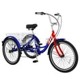 thumbnail image 2 of Lilypelle Tricycle for Adult Seniors,26" Wheels,7 Speed Unisex Cruiser Bike,Multi-color, 2 of 11