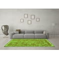 thumbnail image 3 of Ahgly Company Indoor Square Abstract Green Modern Area Rugs, 4' Square, 3 of 4