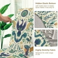 thumbnail image 5 of Yayeee 2 Pack Dining Chair Covers Stretch Parson Chairs Slipcovers Seat Protector, Green Animals Pattern, 5 of 6