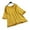 Yellow, variant on Fheaev Summer Tops For Women 2024 Womens Spring Summer Solid Color Casual Loose Fashion T-Shirt Cotton Linen Ruffles Short Sleeve Round-Neck Tops Blouse