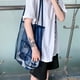 thumbnail image 4 of Bolsa Bolso de hombro de playa de malla para mujer Bolsos deportivos de fitness de gran capacidad (Azul) Ehuebsd Nuevos Originales, 4 of 8