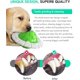 thumbnail image 3 of Verde - Juguete masticable chirriante para perros, juguete interactivo de entrenamiento, pelota de dentición resistente y duradera, frisbee y juguete acuático (1 pieza), 3 of 5