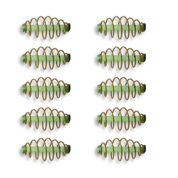 10pcs Coil Inline Methods Feeder Fishing Spring Feeder Fishing Tackle Accessories Fishing Tool Baits Thrower Feeder