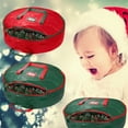 thumbnail image 3 of KCEHTA Christmas Wreath Storage Container 30 Inch Green Wreath Storage Bag Waterproof Christmas Garland Storage Bag for Holiday Garland Wreath Christmas Ornaments Decorations, 3 of 6