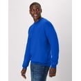 thumbnail image 2 of Hanes Ultimate Men's Heavyweight Fleece Crewneck Sweatshirt Deep Royal 2XL, 2 of 8