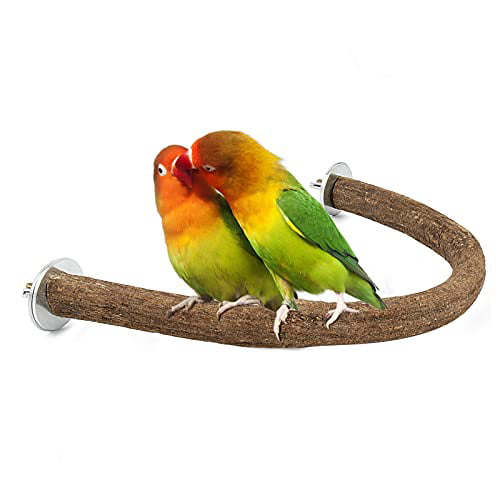 Natural Wood Stand Perch Rypet Parrot Bird Swing U Shape Small 6.5'' x 4.5'' NEW 