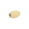 100 Unfinished Wood Oval Beads 1/2 x 3/4, by My Craft Supplies