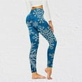 thumbnail image 2 of Wowomen's High Waist Seamless Leggings Polka Dots Striped Plaid Graphic Print Gym Yoga Pants Slim Full Length Trousers, 2 of 6