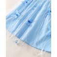 thumbnail image 5 of Vestido Kucnuzki 3T-4T, traje azul con tutú para verano, 5 of 5