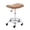 Camel-120, variant on CoVibrant Rolling Swivel Stool with Lockable Casters, Footrest & Wide Padded Seat for Salon Lab Workshop Office 24"-31"