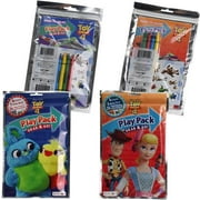 Toy Story 4 Crayon, Sticker & Coloring Paper Grab n Go Play Pack Bulk- 12 Pack
