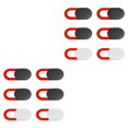 thumbnail image 2 of Transemion 6PCS Webcam Cover Universal Phone Antispy Camera Sticker For Web Laptop 9x18x0.8mm 2Set, 2 of 6