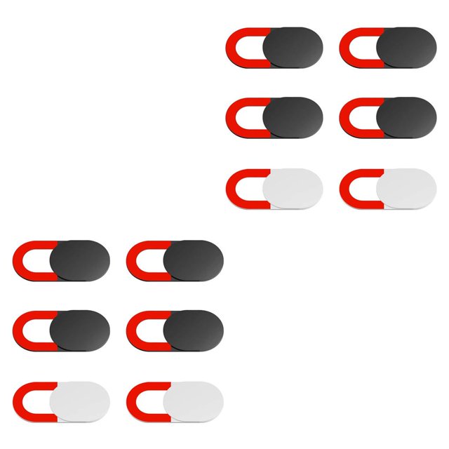 ZLight 6PCS Webcam Cover Universal Phone Antispy Camera Sticker For Web Laptop PC Tablet Lenses Privacy Cover For 9x18x0.8mm 2Set